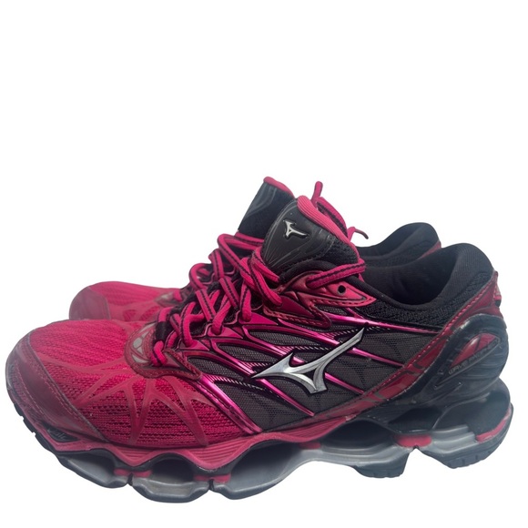 Mizuno Women's Athletic Shoes in Pink and Black - Picture 3 of 5